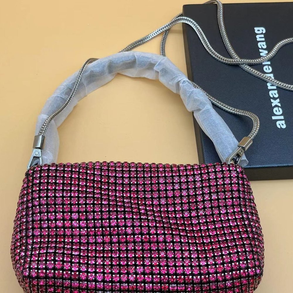 Alexander Wang Classic Pave Pink Diamond Mini Bag